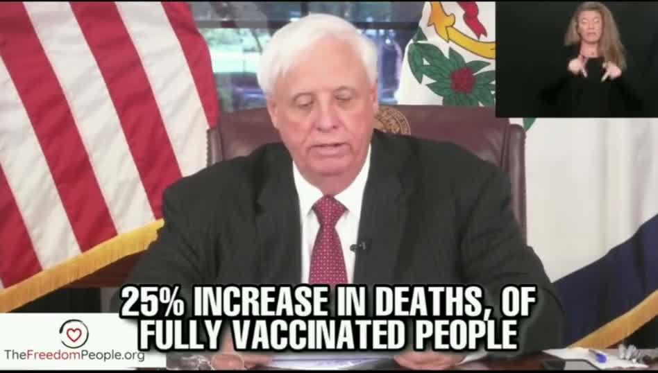 West Virginia governor reports uptick 26 % in positive cases in vaccinated people