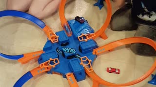 Hot Wheels with grandkids