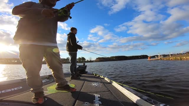 Once in a Lifetime DOUBLE DIGIT Bass - SCALE NEEDED (Lake Fishing)