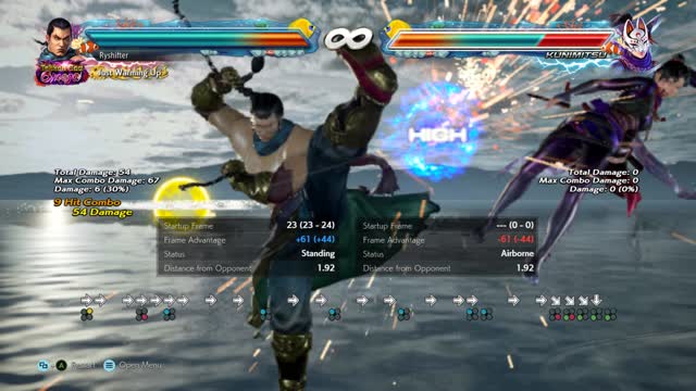 Tekken 7 - Feng max wall carry combos (season 4.2)