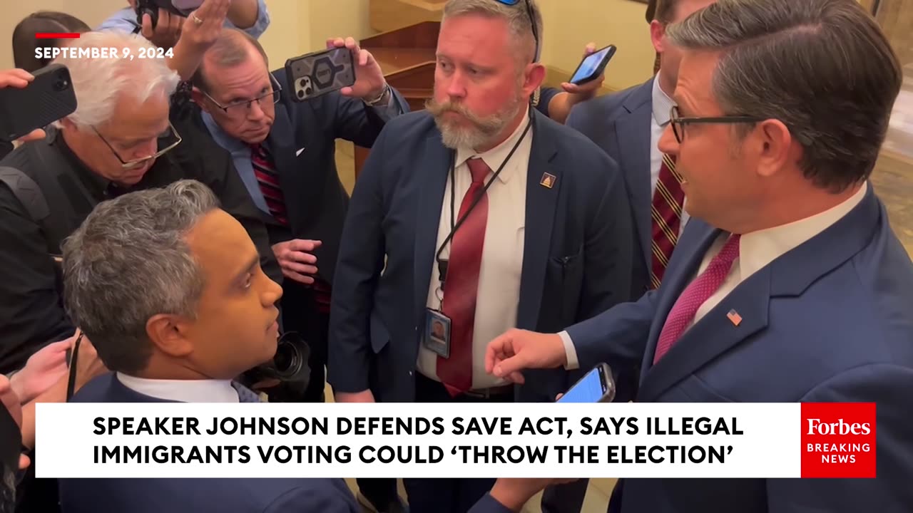 JUST IN: Speaker Johnson Says Illegal Immigrants Voting Could 'Throw The Election,' Defends SAVE Act