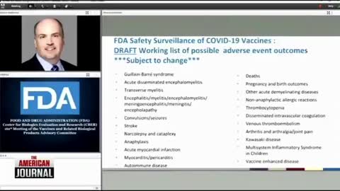 FDA vaccine side effect