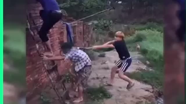 Prank gone wrong pulling leg is not right