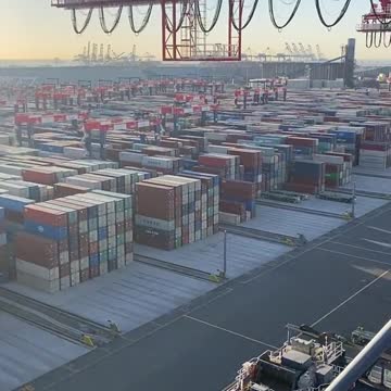 Cargo Sitting In Docks Haulage Food Supplies