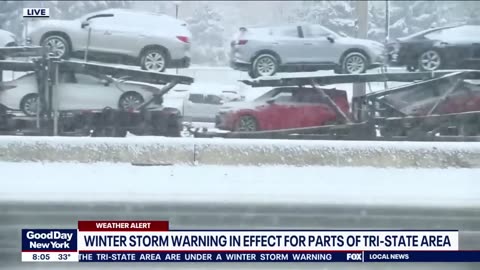 Snow storm: Conditions in New Jersey