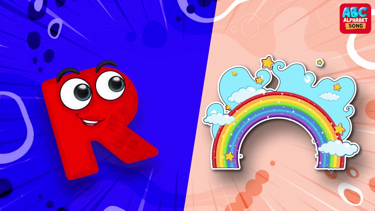 ABC Song - Learning Cartoon Video for Kid - A for Apple in ABC Alphabet Song