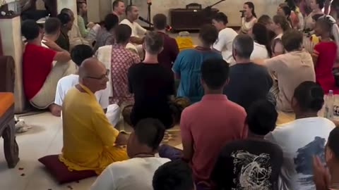 Temple kirtan at Iskcon Bali, Indonesia December 2024