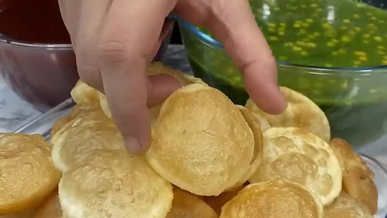 Pani Puri ASMR Cooking shorts food cooking asmr asmrcooking panipuri indianasmrworld