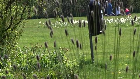 Margaretaplatsen, Vikingsberg och Sankt Jörgens plats i Helsingborg 14 Maj 2017