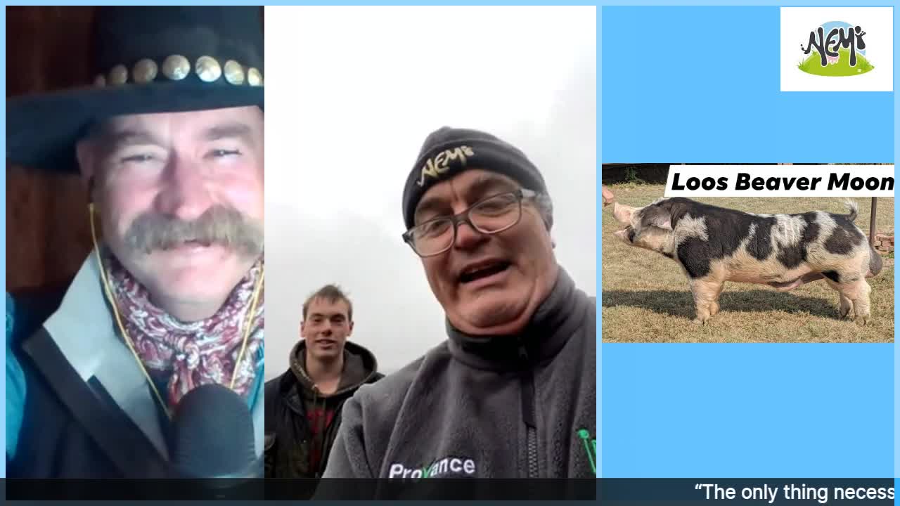 Across the Pond Nov 30, 2020 its a Beaver Moon shining the light on truth, election and farming