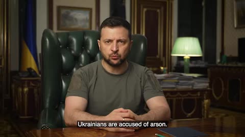 Zelenskiy - The roar of artillery and the "arrivals" of Russian shells are constant
