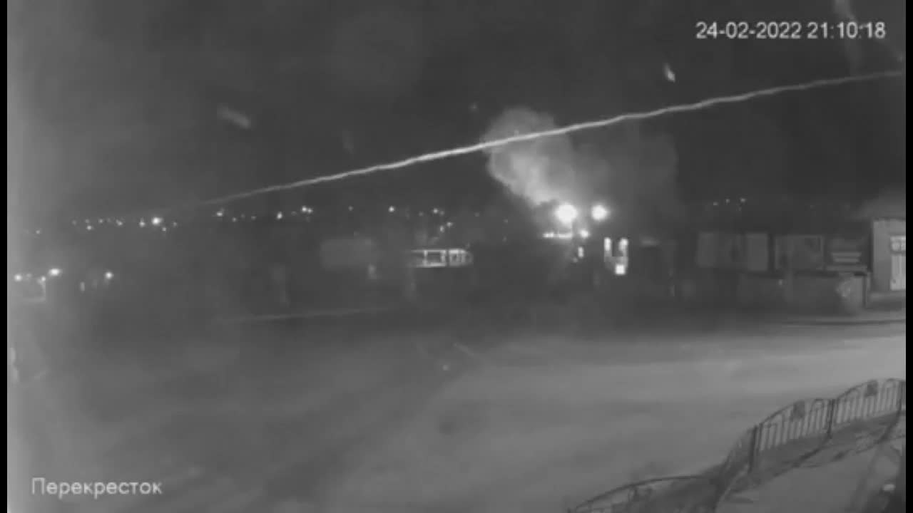 Breaking: Video shows a bridge exploding in Senkovo, Ukraine by Russians