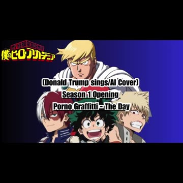 [Donald Trump sings/AI Cover] My Hero Academia Season 7 OP 1 TK from Ling tosite sigure - TagaTame