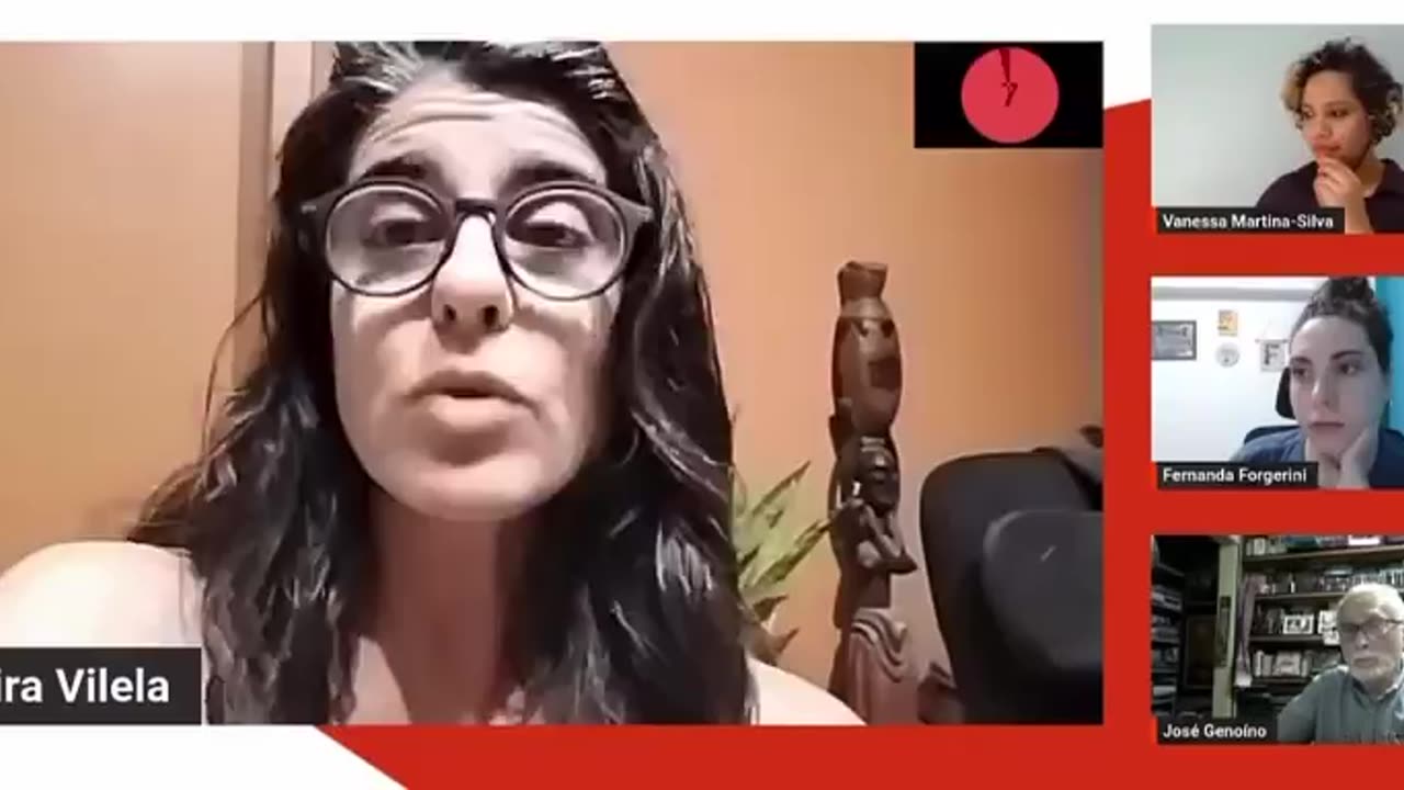 A militante de esquerda Elenira Vilela sugere a destruição de Michele Bolsonaro.