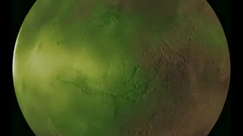 Mars Nightglow Animation from Maven observation