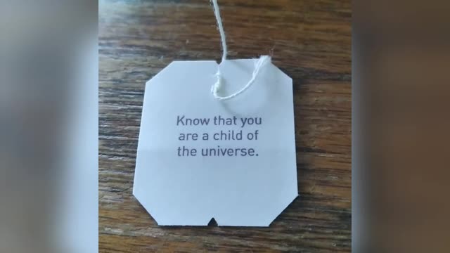 KNOW THAT YOU ARE A CHILD OF THE UNIVERSE?