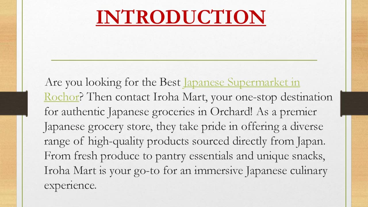 Best Japanese Supermarket in Rochor