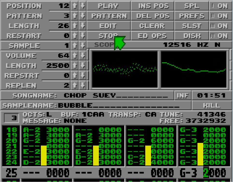 Amiga and Atari ST Protracker Music Mods - Chop Suey