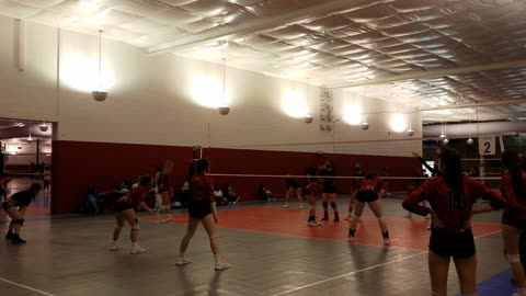 Richmond Volleyball Club Byrdhill Semi Finals, Set 1