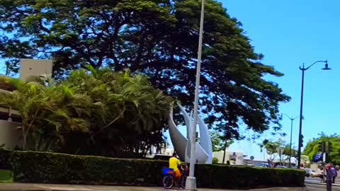 Trump Rally/Caravan Ala Moana Oahu, Hawaii