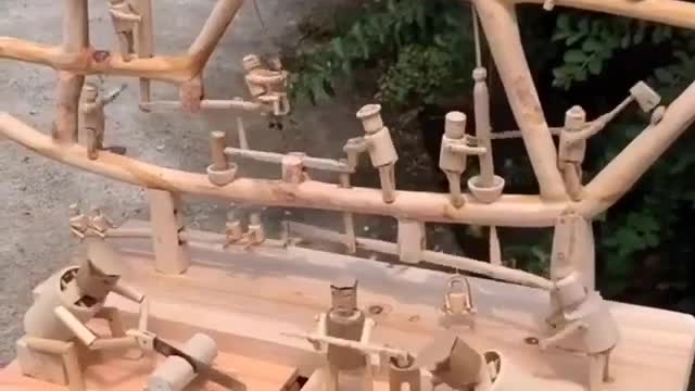 how to make wood work at home! Woodwork art