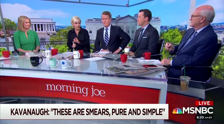 Scarborough Says ‘so called journalists’ who assume Kavanaugh is a ‘rapist’