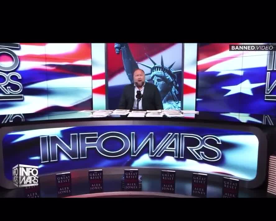 Alex Jones gives Donald Trump a month to speak out against the vaccines.