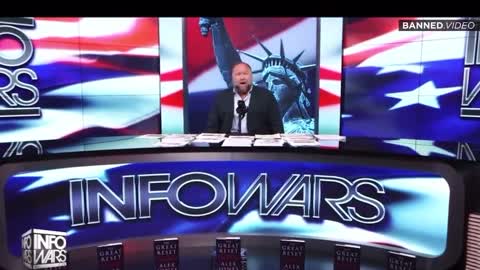 Alex Jones gives Donald Trump a month to speak out against the vaccines.