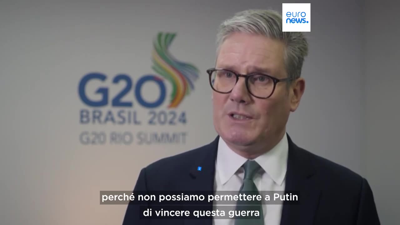 NOTIZIE DAL MONDO Dal G20 di Rio de Janeiro il Regno Unito fa sapere che raddoppierà gli aiuti all'Ucraina. Macron critica l'escalation provocata dall'invio di truppe nordcoreane in Russia.Deludente la dichiarazione sui negoziati