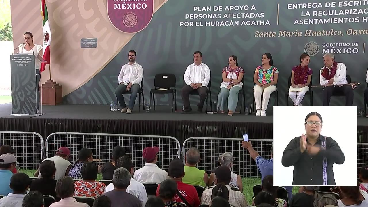 Acciones para el bienestar de Oaxaca, desde Santa María Huatulco