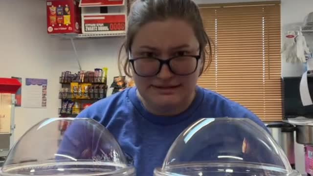 "Alright here are your slush”