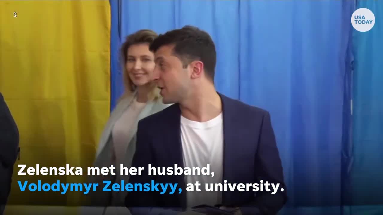 Who is Ukraine's first lady Zelenska