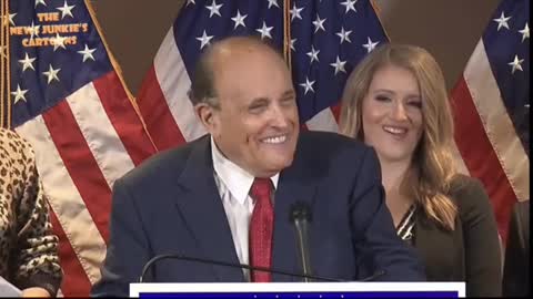 Giuliani “Laughs ”when He realizes It's CNN Reporterf