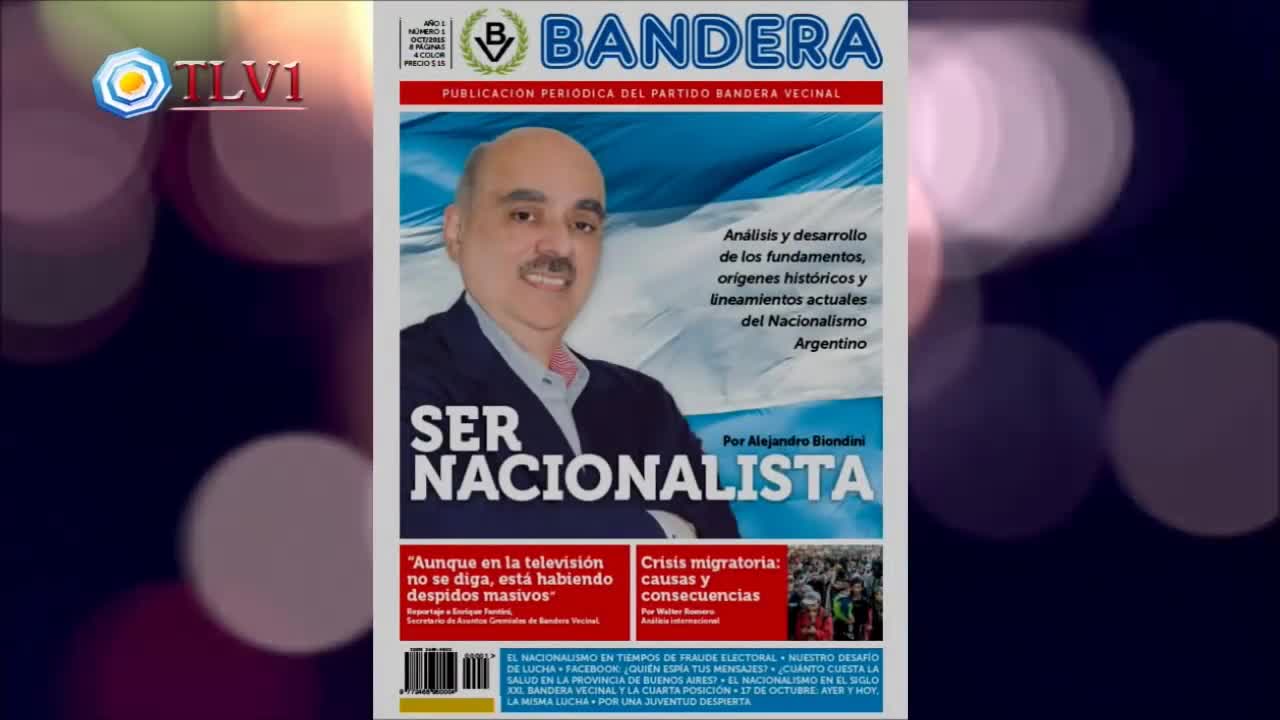 Periódico _Bandera_ nuevo medio gráfico nacionalista