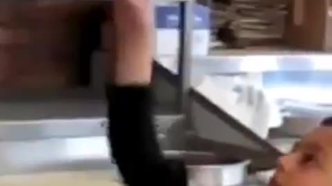 Fast workers at work amazing skills