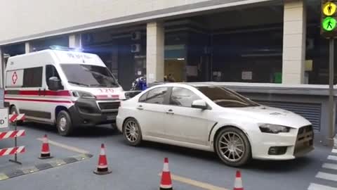 crazy futuristic ambulance in china. we need that!