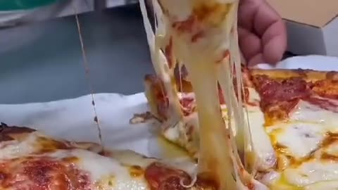 pizza with extra cheese