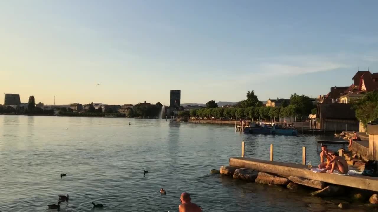 View over lake Zug