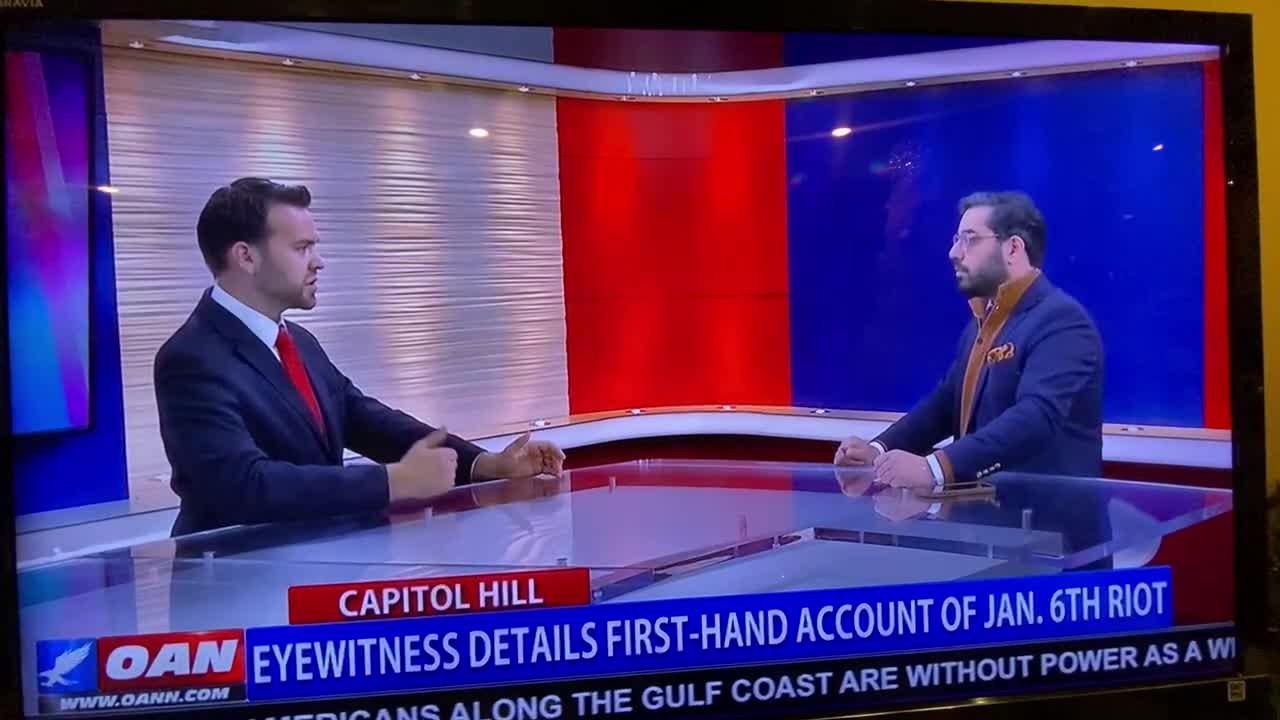 OAN 01/12/21 Jack Posobiec and Raheem Kasaam about 1/6 troublemakers