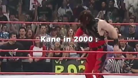 wwe kane then vs now