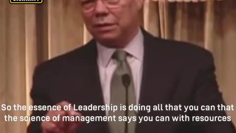 Colin Powell Shares Wisdom on Leadership