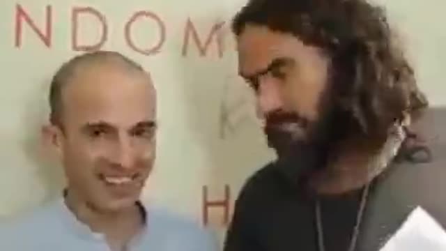 Russell Brand thinks this psychopath Yuval Noah Harari is a beautiful person