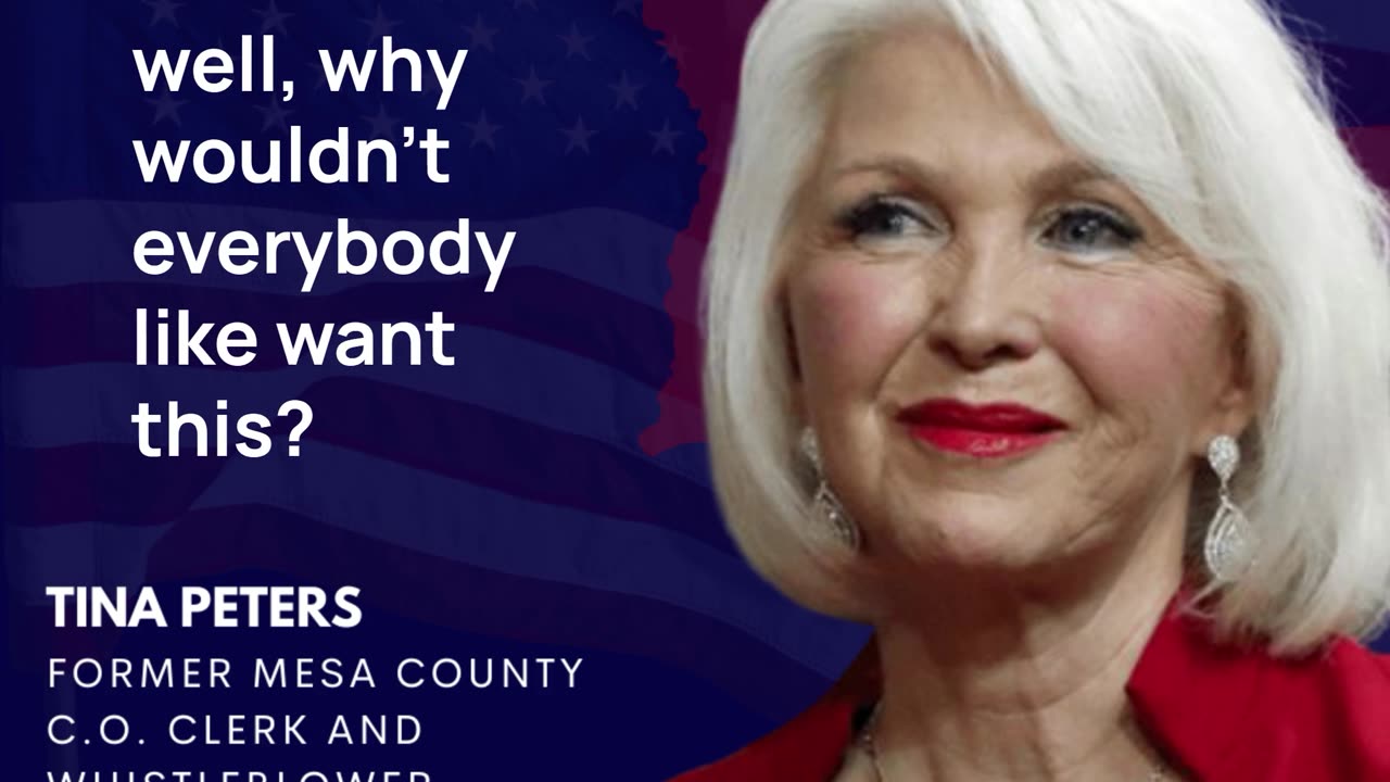 Shorts: Tina Peters on the power of the clerk to ensure integrity in the election process