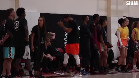 Excellent basketball confrontation