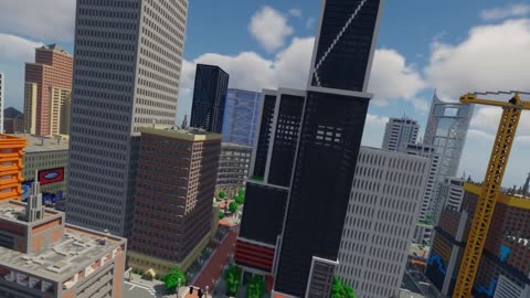 Building New Serenity #27 Filling Out the Skyline (Part 15) Minecraft Timelapse