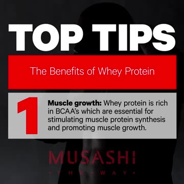 Benefits of Musashi Whey Protein Powder
