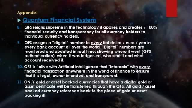~ QFS. Quantum Financial System ~