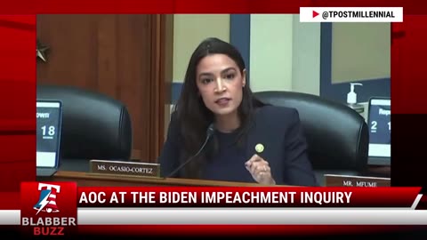 AOC At The Biden Impeachment Inquiry