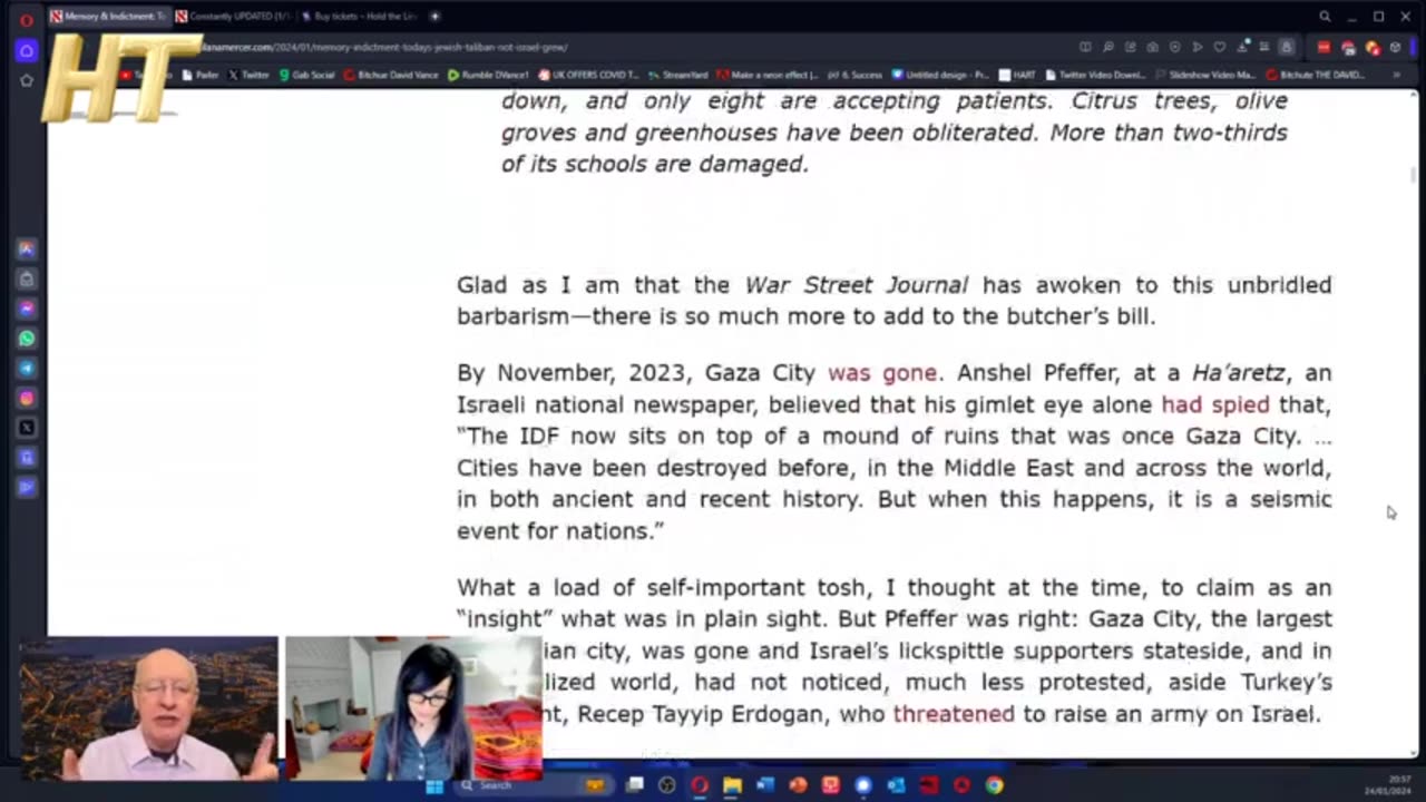 Hermetically Sealed Indictment Of The Jewish Taliban’s Mass Murder In Gaza