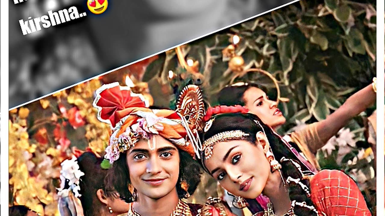 Radhe Krishna status editing